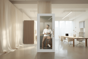 PhoneAlone Phone Booth Office Pod White